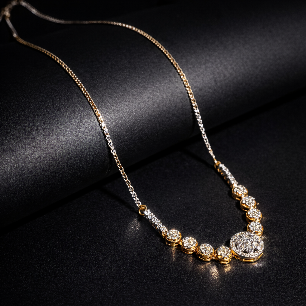 Diamond Locket Set