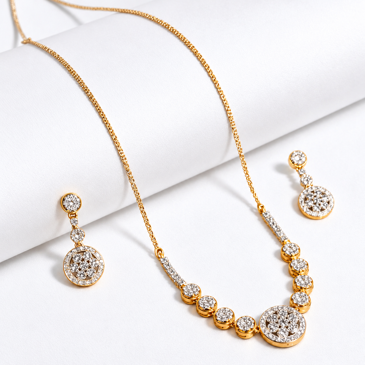 Diamond Locket Set for Women