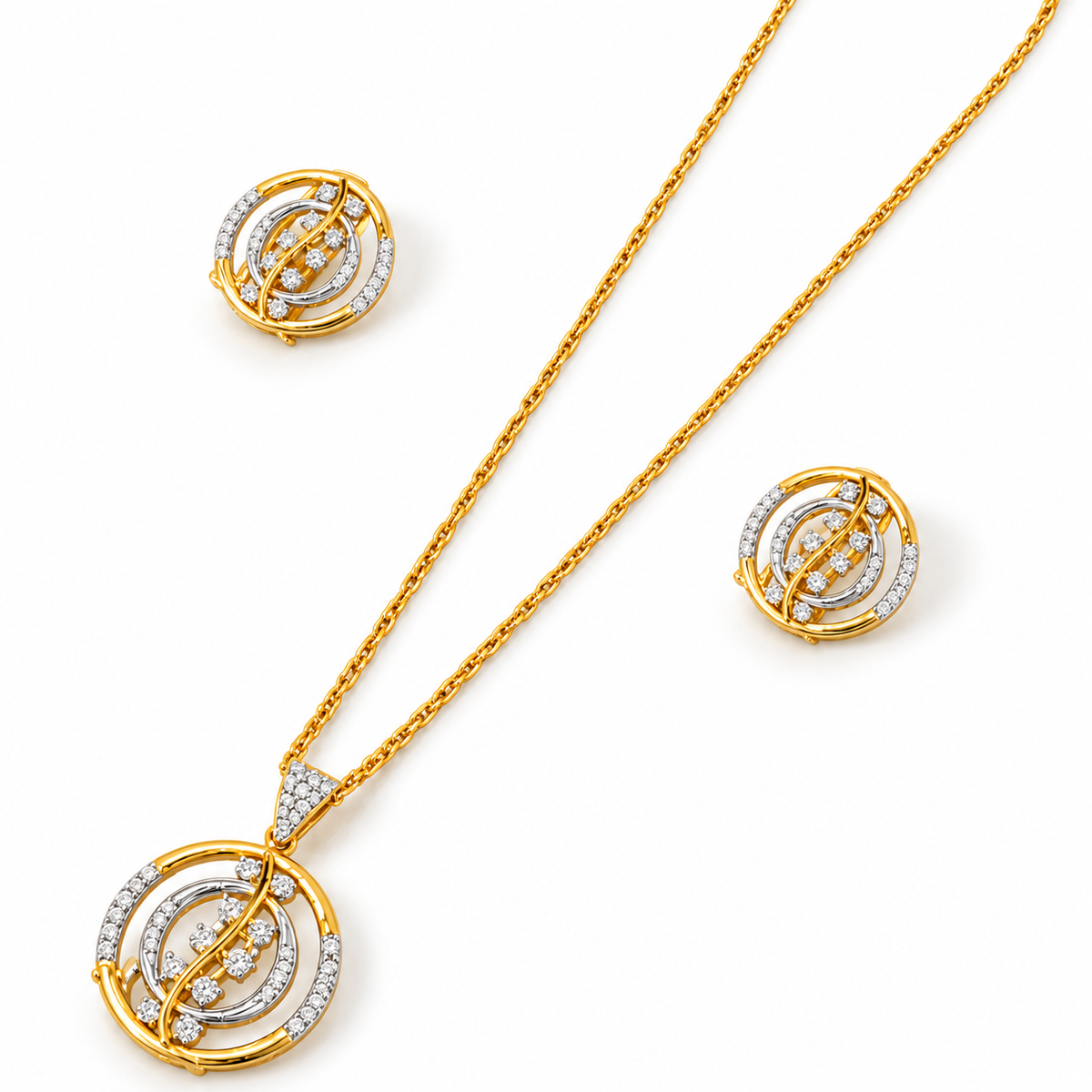 Elegant Diamond Locket Set for Women | Premium Jewelry
