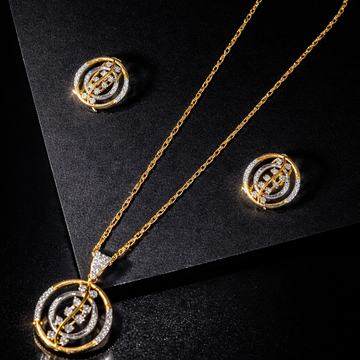Diamond Locket Set