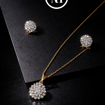 Diamond Locket Set