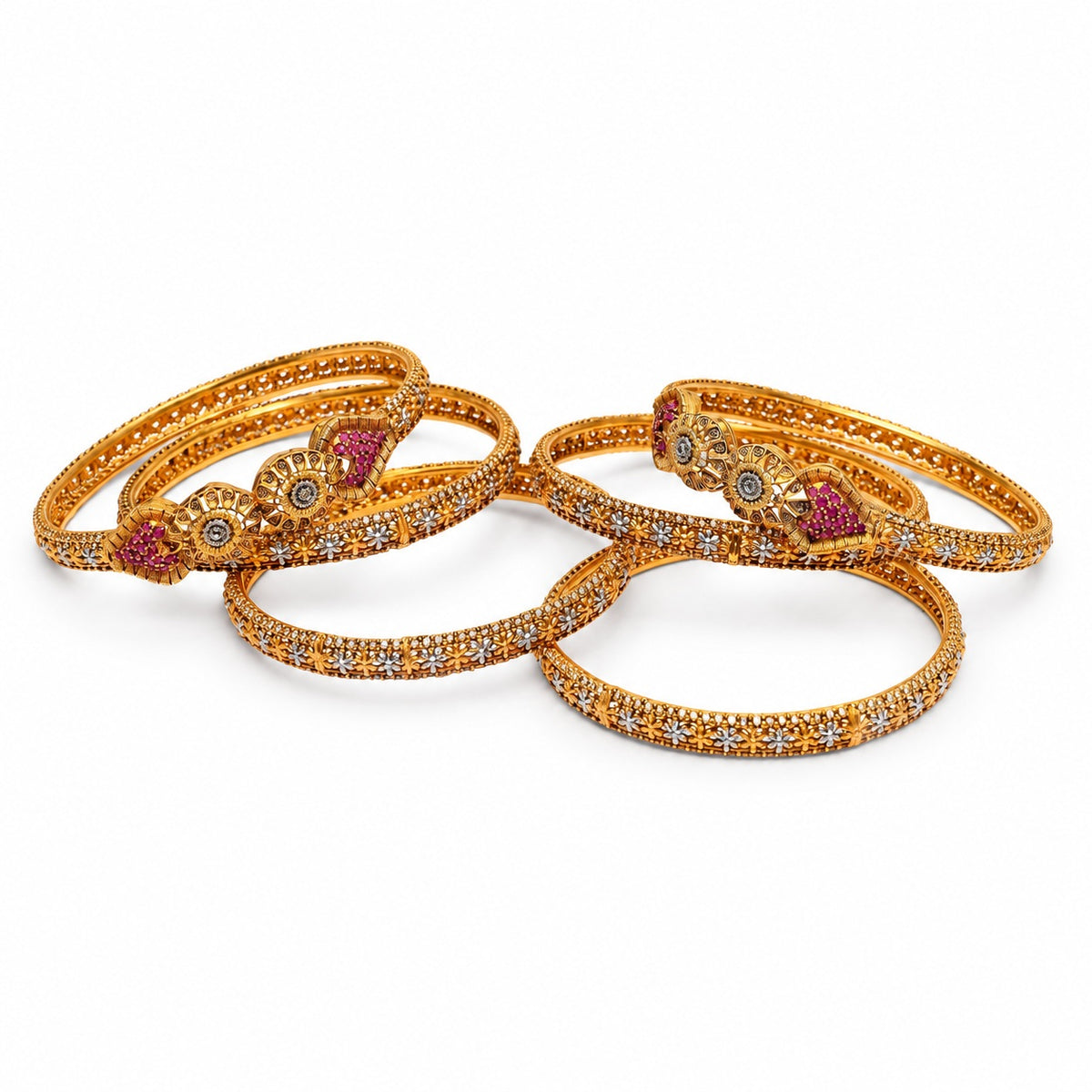 Gold Bangles -CHYA128