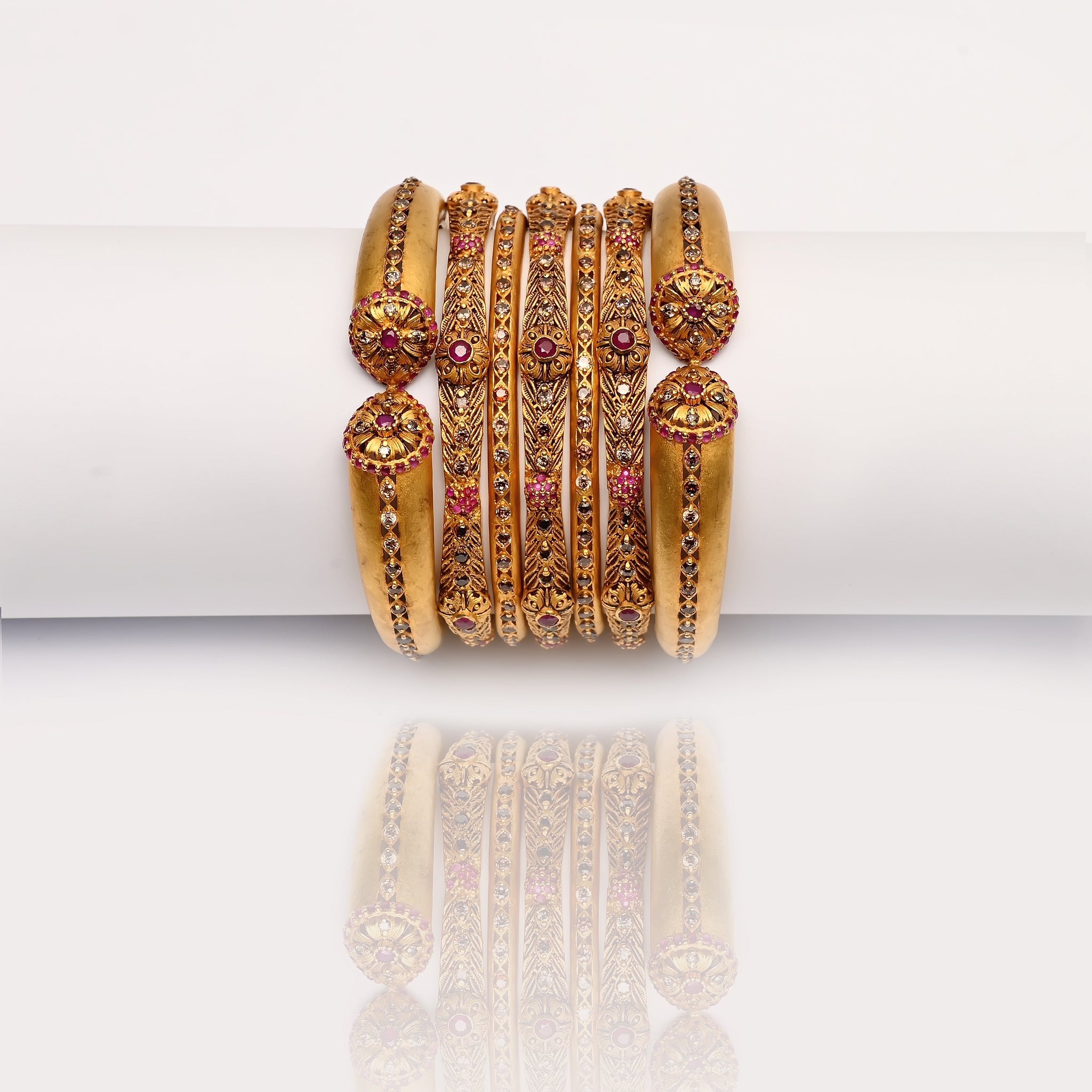 Gold Bangles - CHQ156G