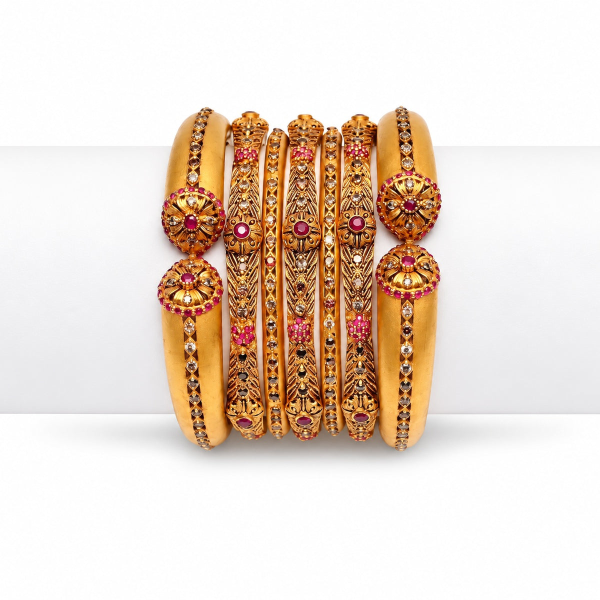 Gold Bangles - CHQ156G