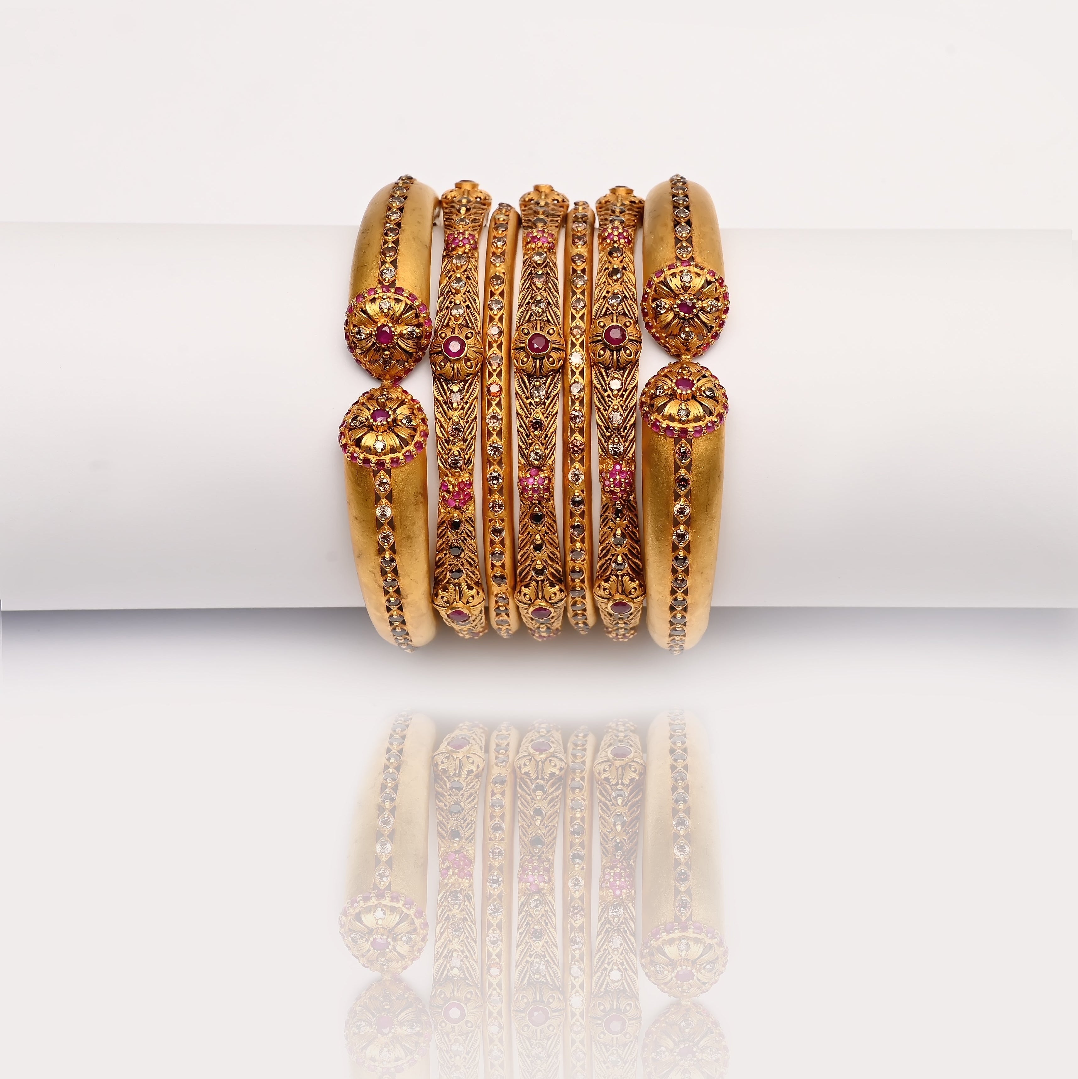 Gold Bangles - CHQ156G