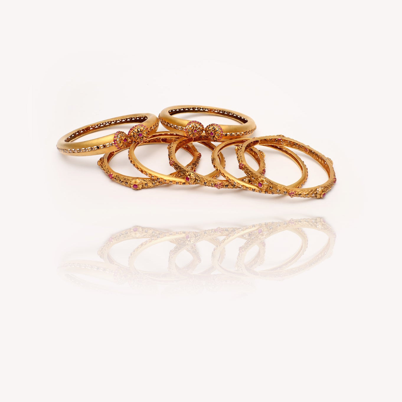 Gold Bangles - CHQ156G