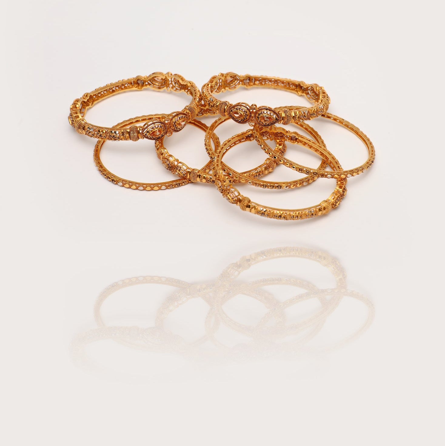 Gold Bangles - CHAS126