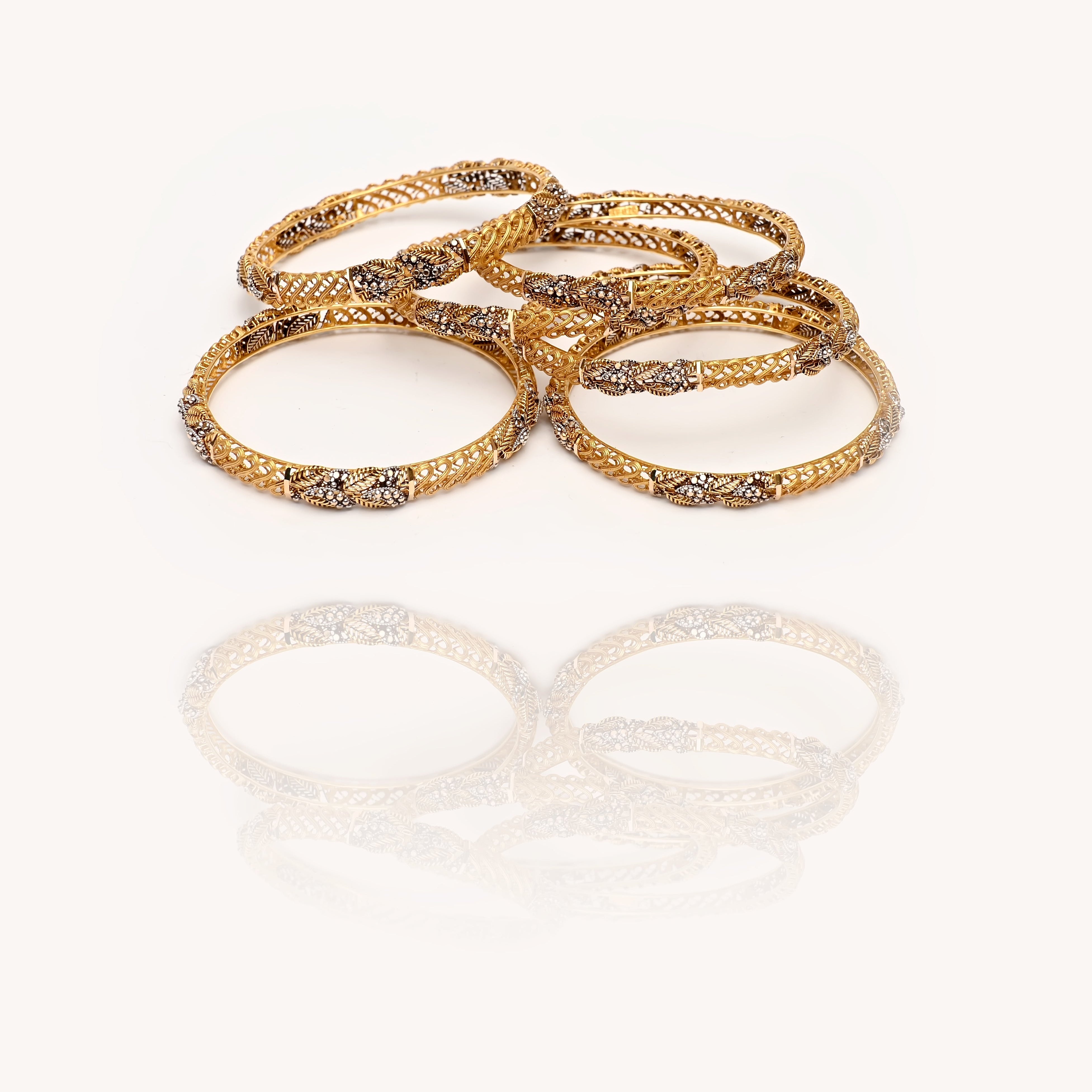Gold Bangles -SSER245
