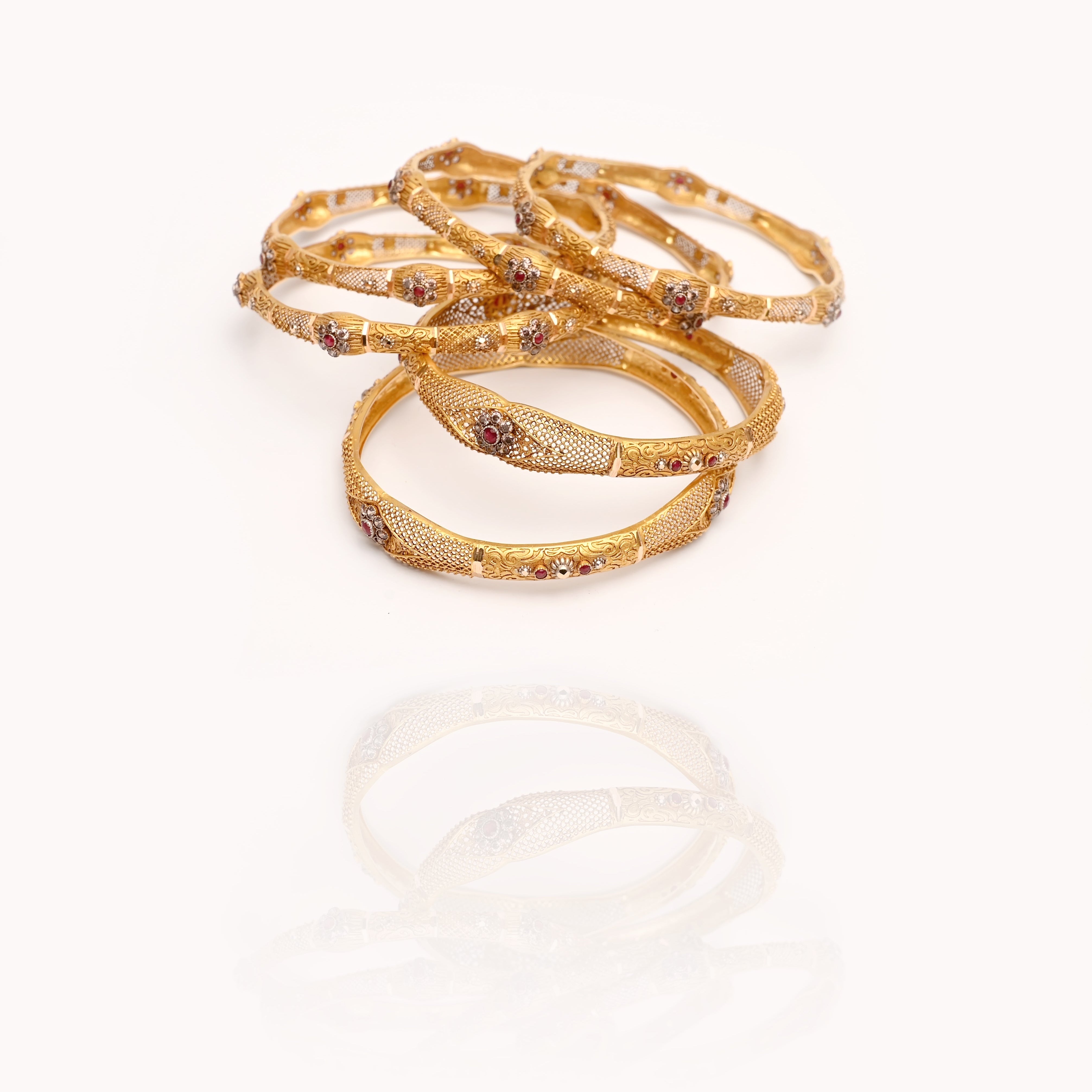 Gold Bangles -CH3667