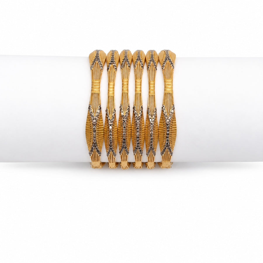Gold Bangles - SSER123