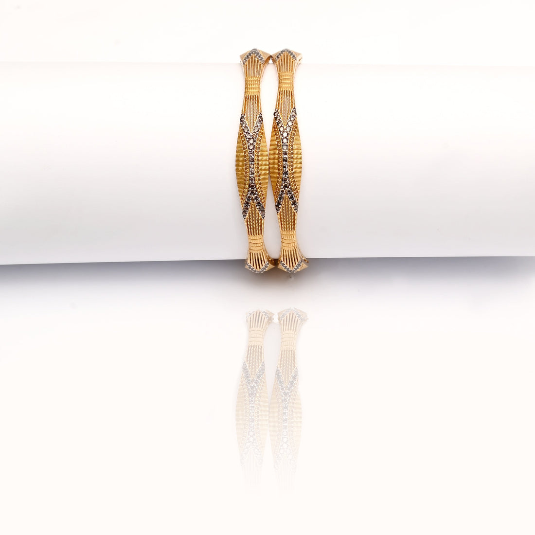 Gold Bangles - SSER123
