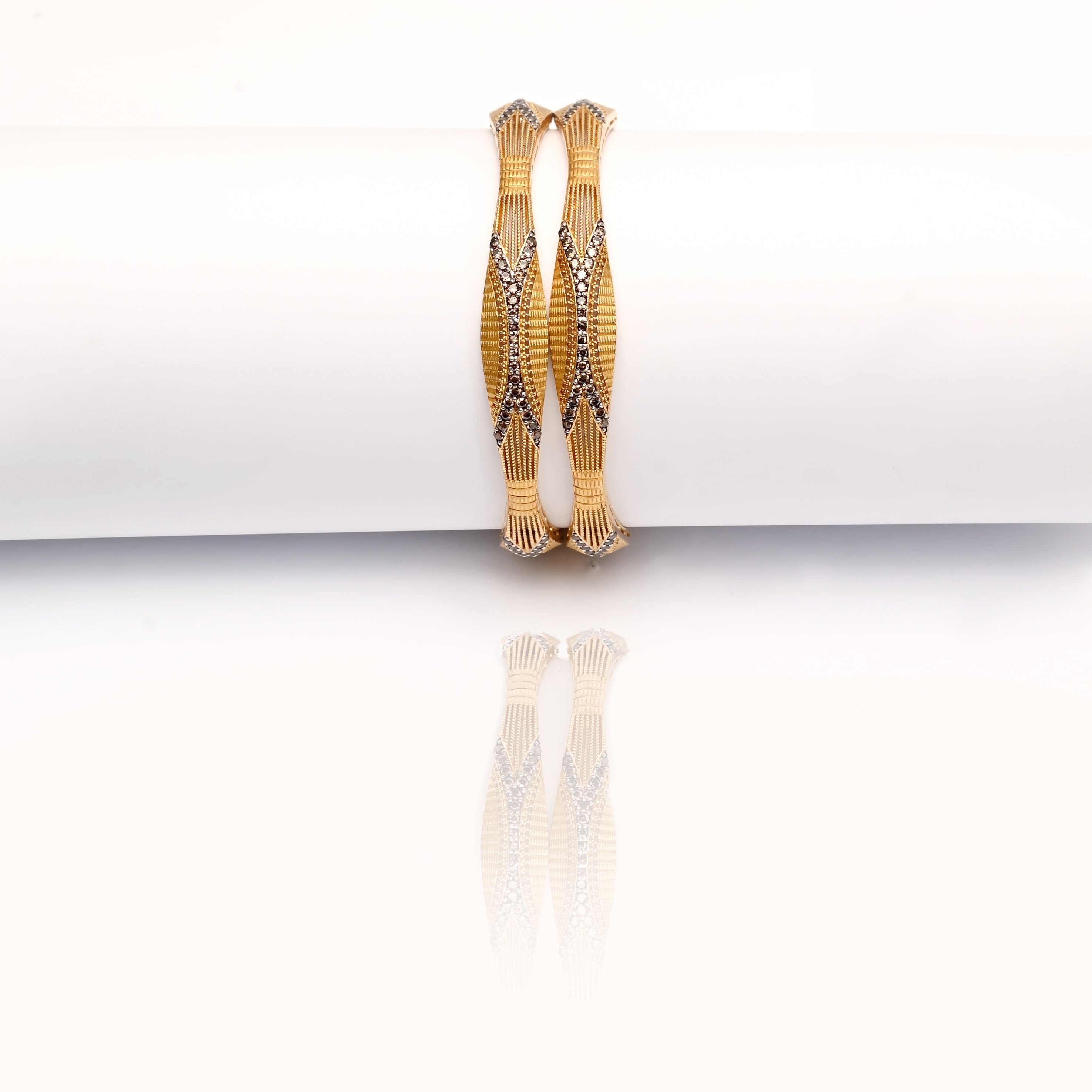 Gold Bangles - SSER123