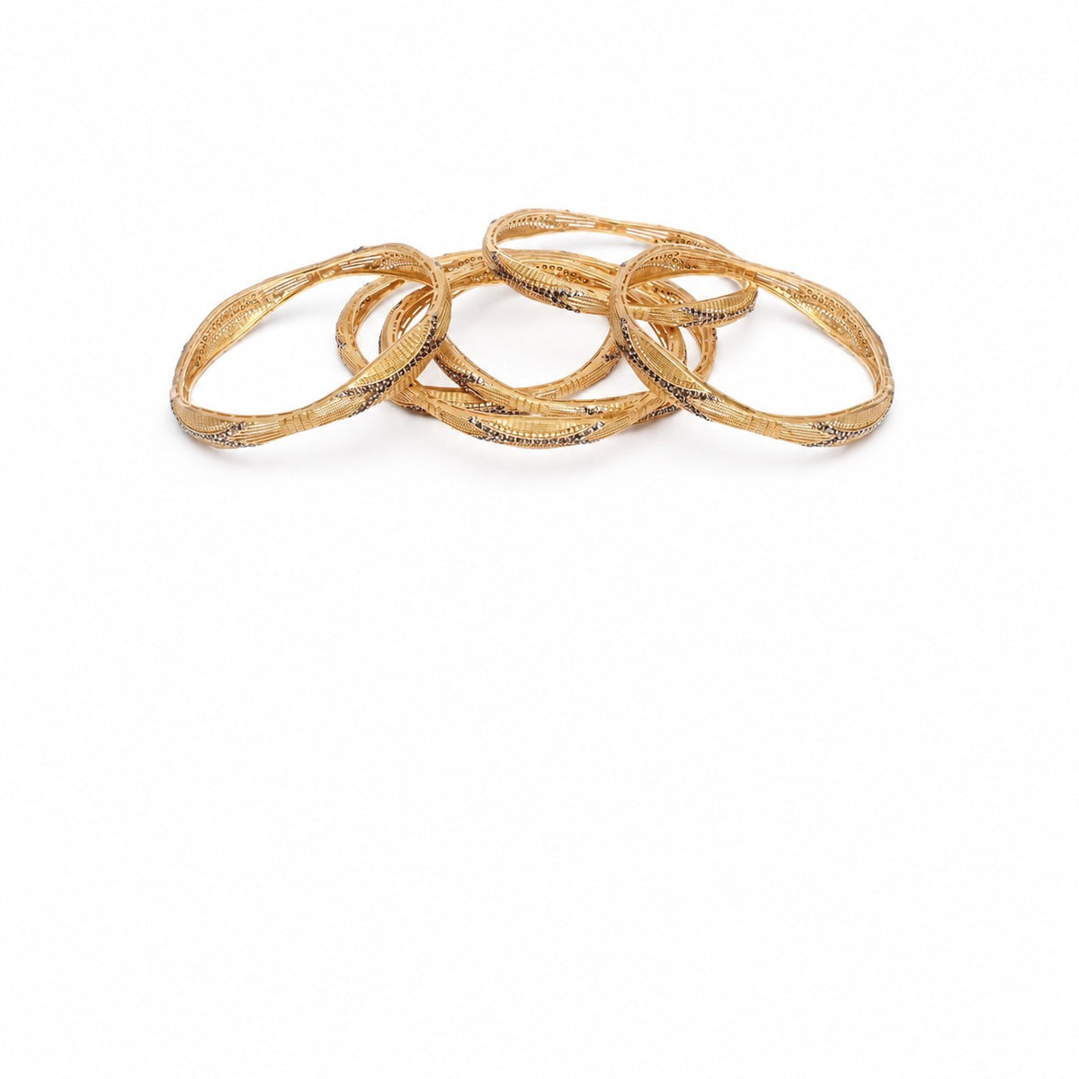 Gold Bangles - SSER123