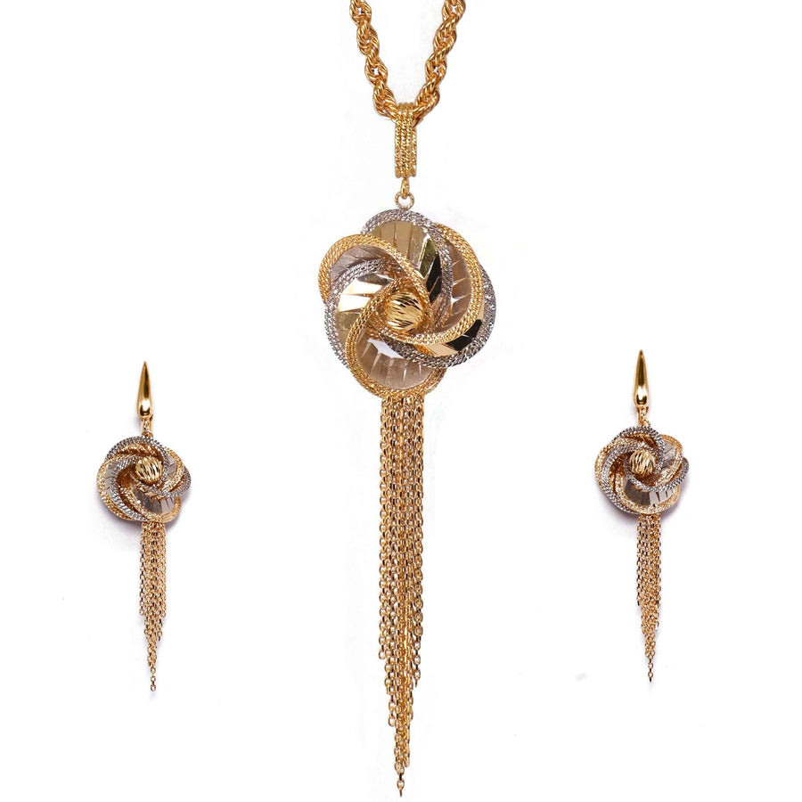 Gold Locket set - LS8856