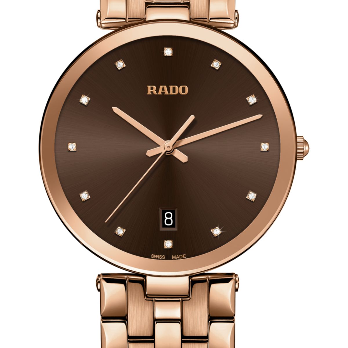 Rado Florence Brown Dial Diamond Watch